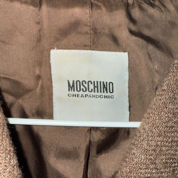 Moschino CheapandChic Wool Military Blazer - Brown 6 - Picture 6 of 9